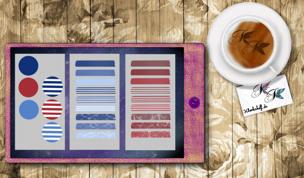 Digital Sticker Set Maritim Stil – Bild 10