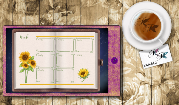 Digital Sticker Set Sonnenblumen / Sunflower Set – Bild 5