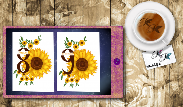 Digital Sticker Set Sonnenblumen / Sunflower Set – Bild 10