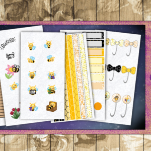 Digitale Sticker Honig Biene