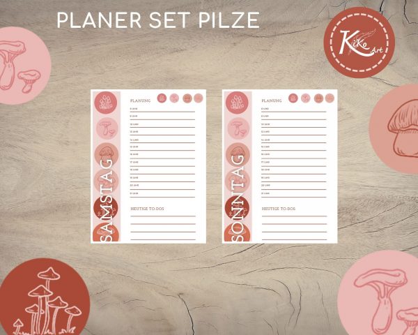 Planer Set Pilze – Bild 4
