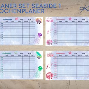 Planer Set Seaside 1 Wochenplaner