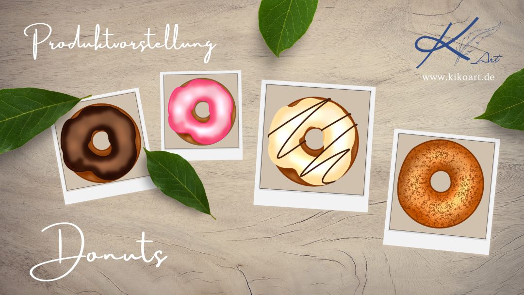 Donut Sticker, KiKo Art