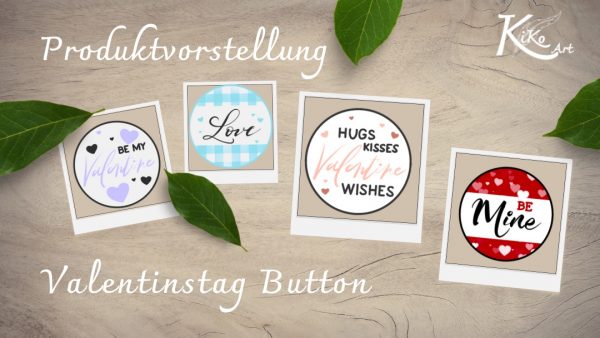 Sticker Valentin Herzen, KiKo Art