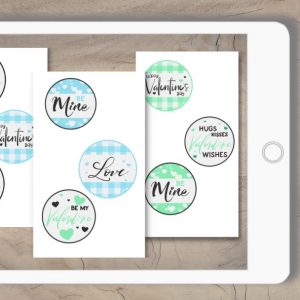 Valentin Button Sticker