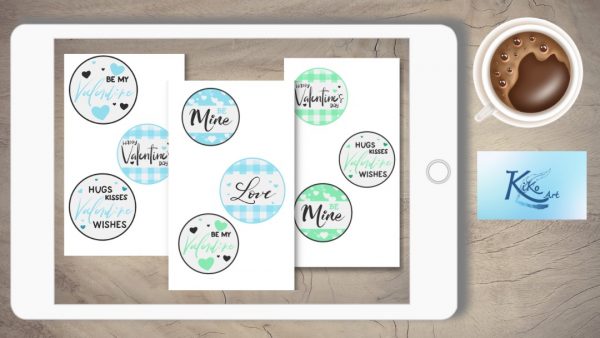 Valentin Button Sticker – Bild 2