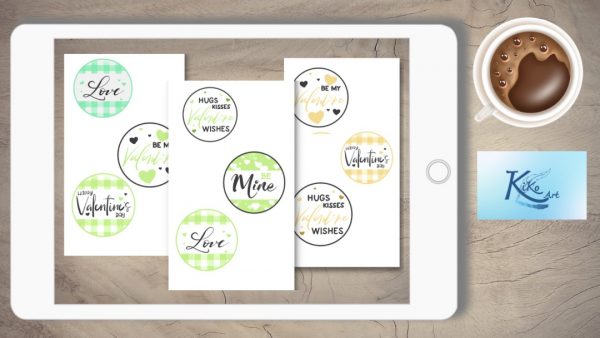 Valentin Button Sticker – Bild 3