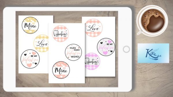 Valentin Button Sticker – Bild 4