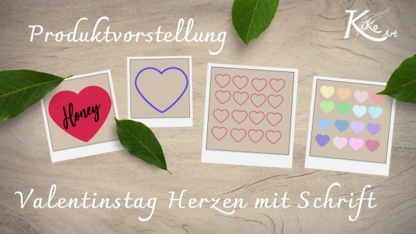 Sticker Valentin Herzen, KiKo Art