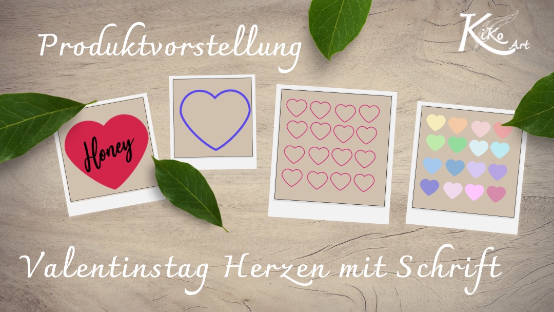 Sticker Valentin Herzen, KiKo Art