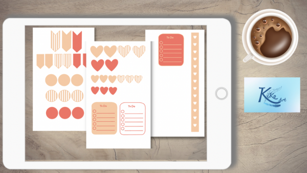 Valentinstag Notiz Sticker für Planer – Bild 7