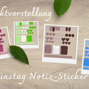 Valentinstag Notiz Sticker für Planer