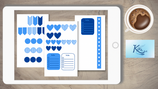 Valentinstag Notiz Sticker für Planer – Bild 2