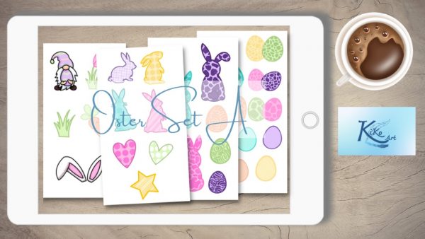 Sticker Ostern, KiKo Art