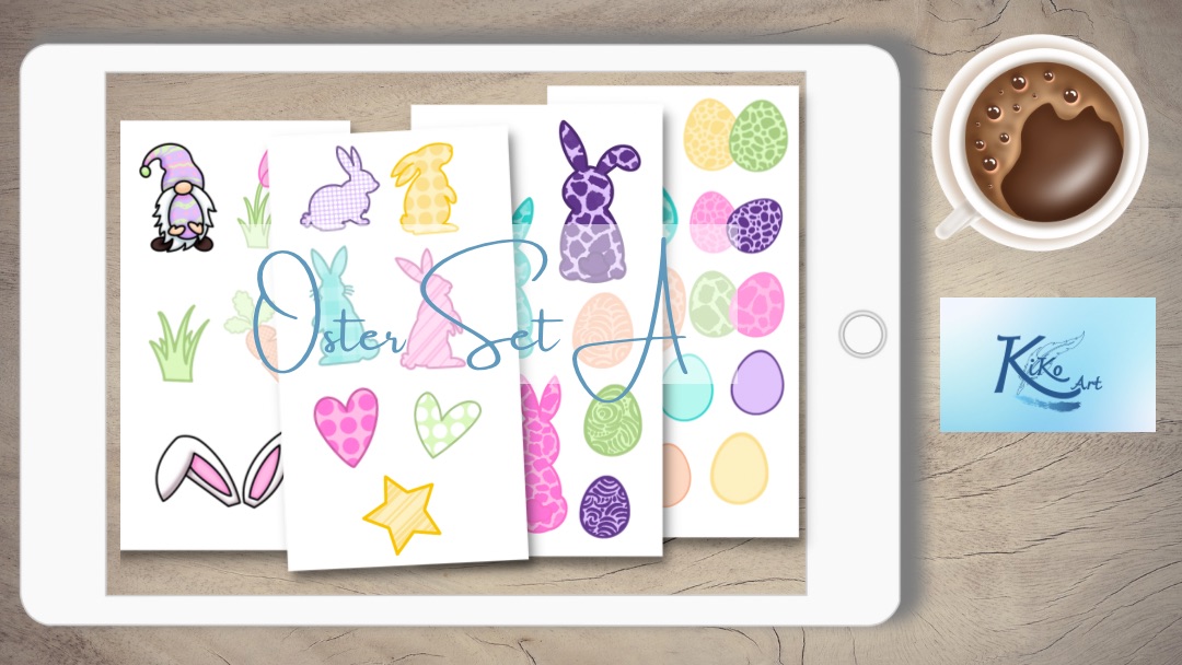 Sticker Ostern, KiKo Art