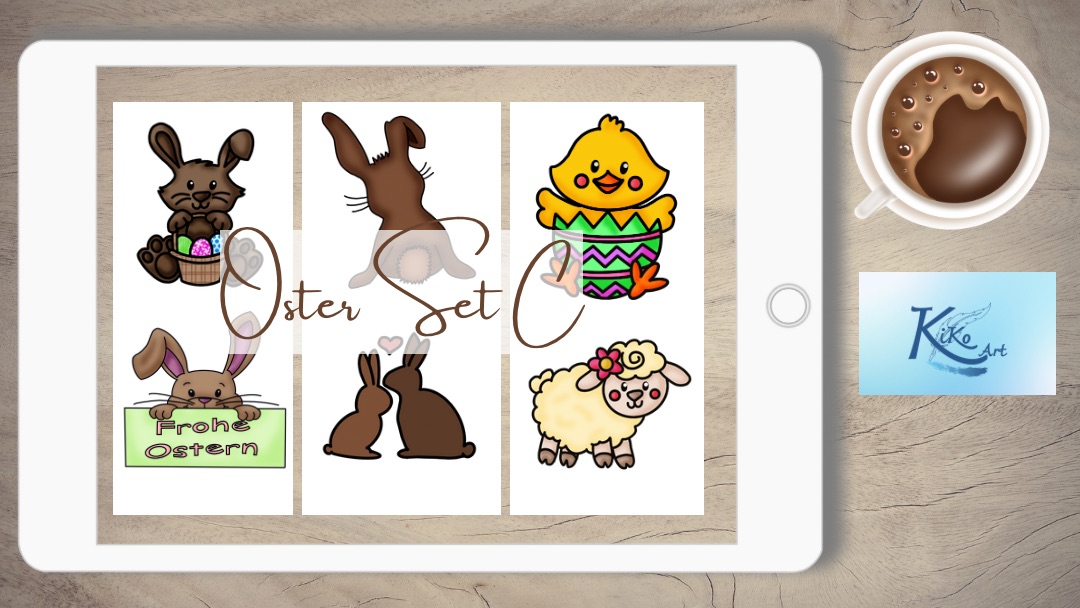 Sticker Ostern, KiKo Art
