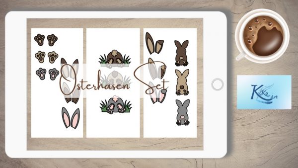 Sticker Ostern, KiKo Art