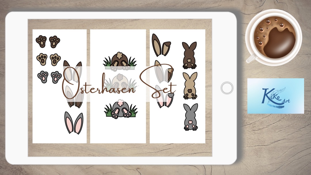 Sticker Ostern, KiKo Art