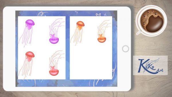 Digital Sticker Set Quallen – Bild 5