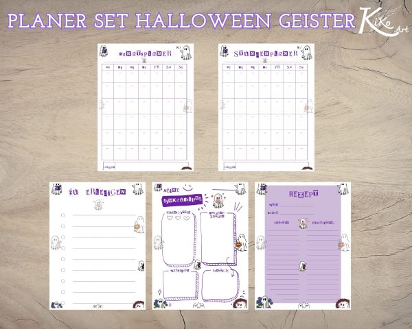 Planer Halloween Geister – Bild 3