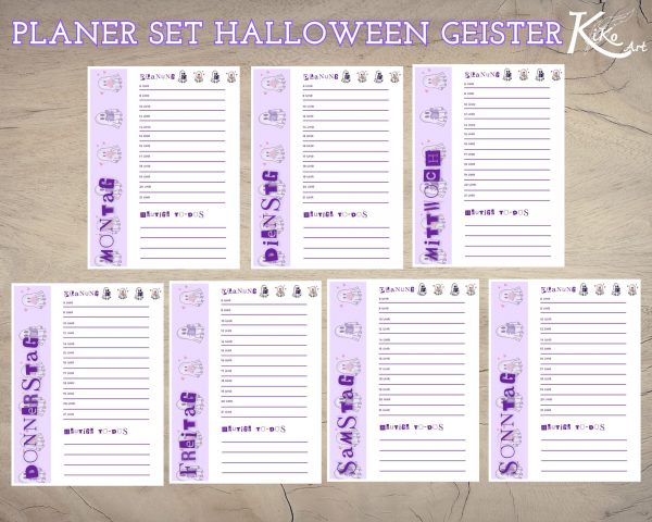 Planer Halloween Geister – Bild 4