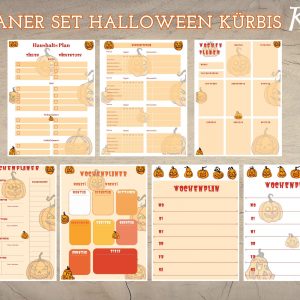 Planer Halloween Kürbisse