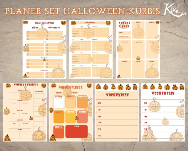 Planer Halloween Kürbisse – Bild 2