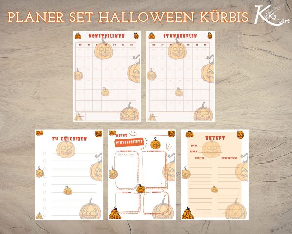 Planer Halloween Kürbisse – Bild 3