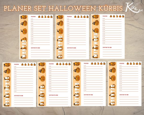 Planer Halloween Kürbisse – Bild 4