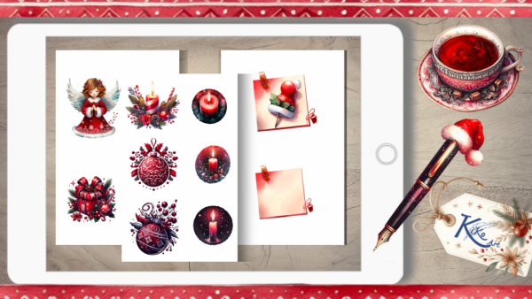 Weihnachts-Sticker Set 1 – Bild 3