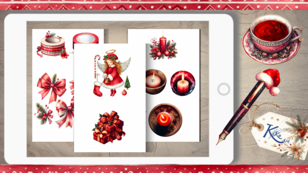 Weihnachts-Sticker Set 2 – Bild 2