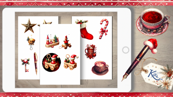 Weihnachts-Sticker Set 2 – Bild 5