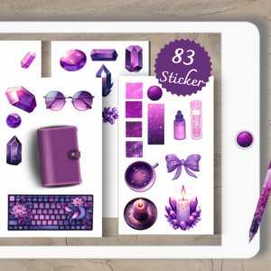 Kristall Sticker Set