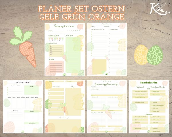 Planer Set Ostern Hase, KiKo Art