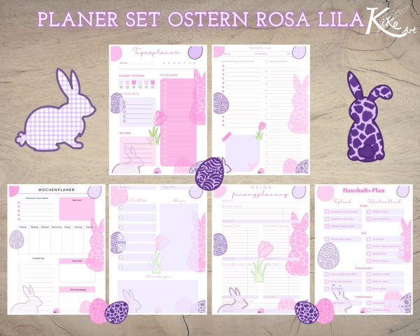 Planer Set Ostern Hase, KiKo Art