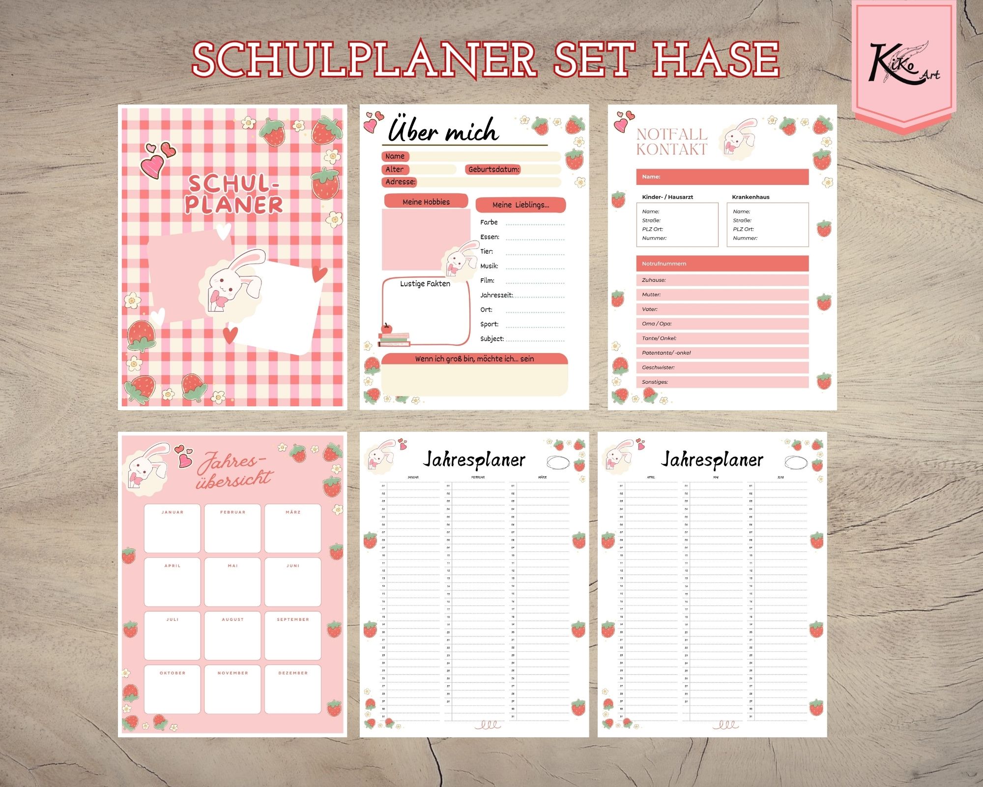 250825 Planer Schulplaner Hase1