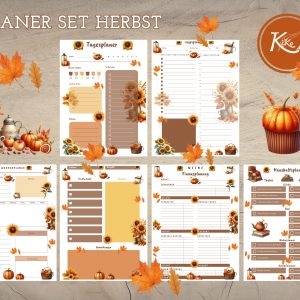 Planer Set Herbst