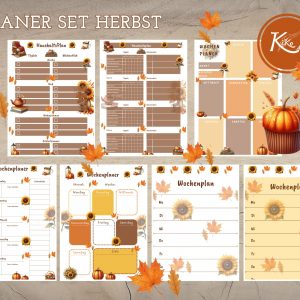 Planer Set Herbst