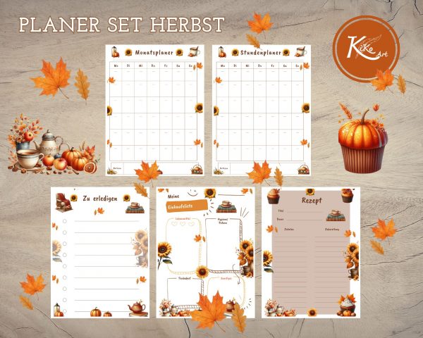 Planer Set Herbst – Bild 3