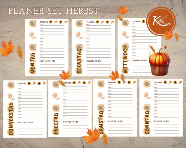 Planer Set Herbst – Bild 4